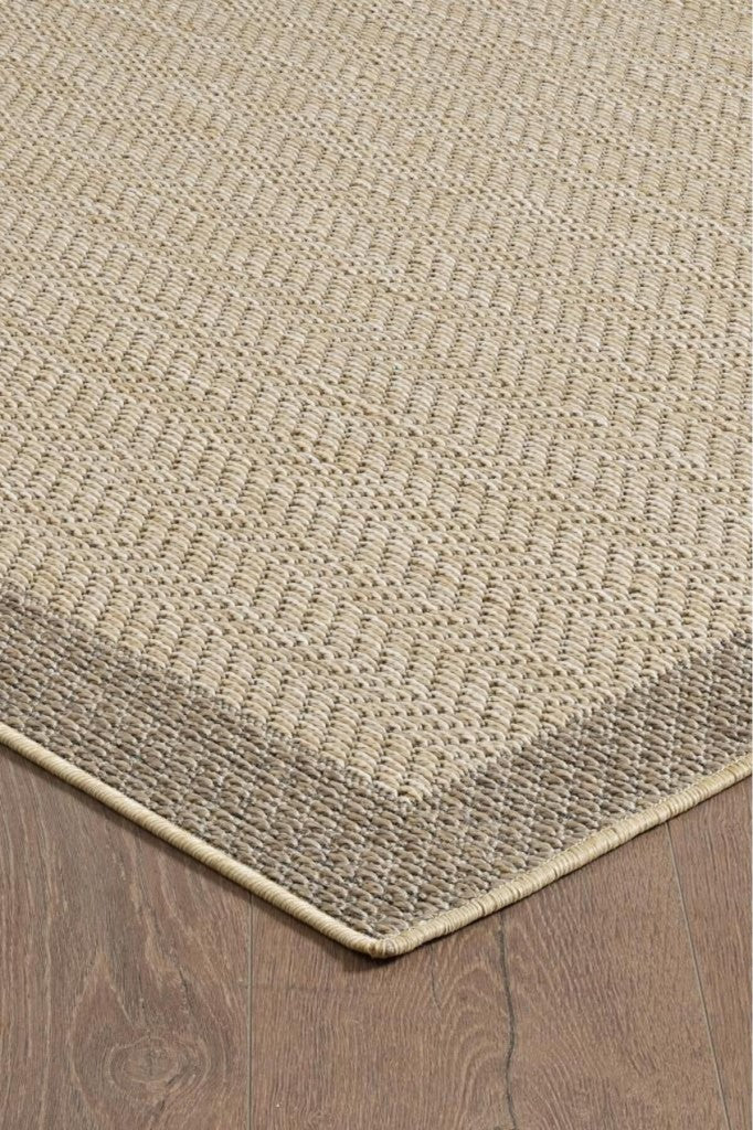 Hasır Bej Kahve Kilim Jüt Dokuma Ince Halı Sisal Salon Mutfak Oturma Odası Dış Mekan Halısı