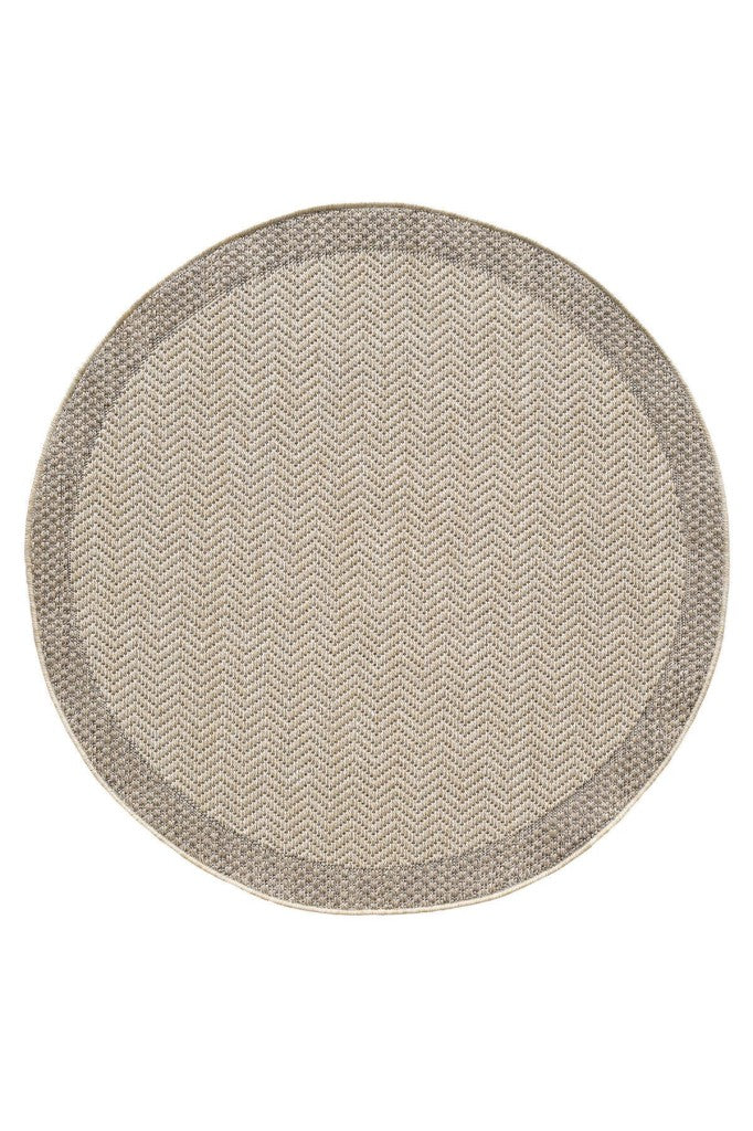Hasır Bej Kilim Daire Dokuma Sisal Salon Mutfak Oturma Odası Çocuk Odası Halısı Dış Mekan Halısı