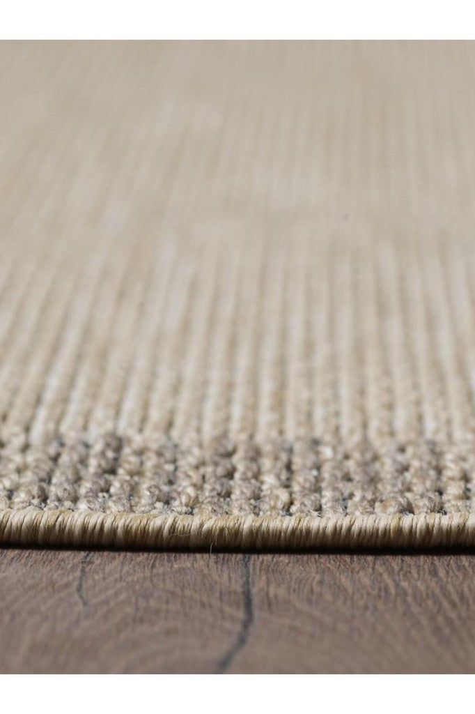 Hasır Bej Kilim Daire Dokuma Sisal Salon Mutfak Oturma Odası Çocuk Odası Halısı Dış Mekan Halısı