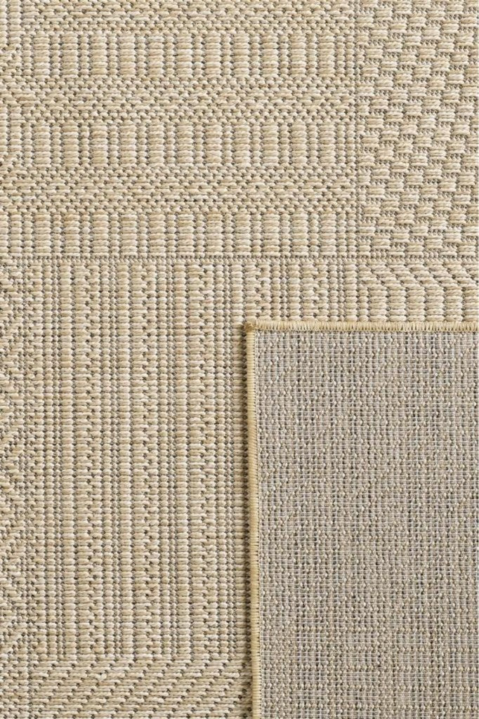 Hasır Bej Kilim Jüt Dokuma Ince Halı Sisal Salon Mutfak Oturma Odası Çocuk Odası Dış Mekan Halısı