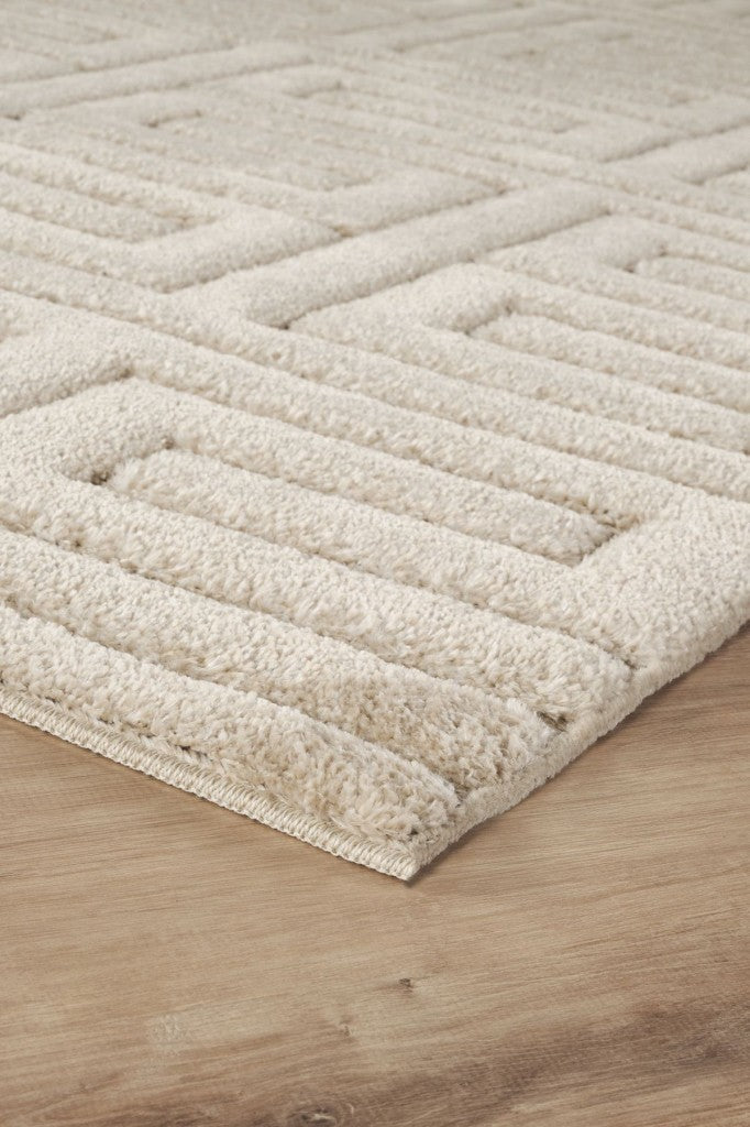 Yumuşak Peluş Post Shaggy Sisal Halı Krem Antrasit Oturma Odası Salon Mutfak Yoluk Halısı