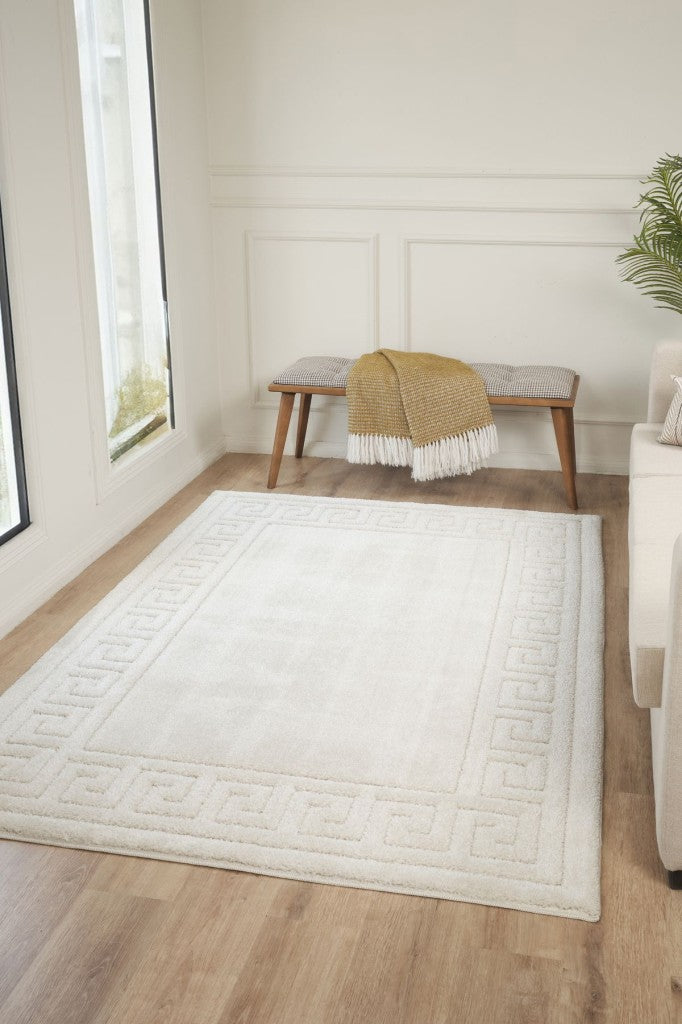 Yumuşak Peluş Post Shaggy Sisal Halısı Krem Antrasit Oturma Odası Salon Mutfak Yoluk Halı Kilim