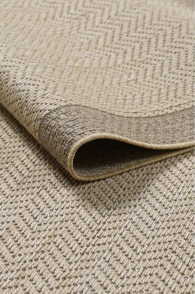 Hasır Bej Kahve Kilim Jüt Dokuma Ince Halı Sisal Salon Mutfak Oturma Odası Dış Mekan Halısı