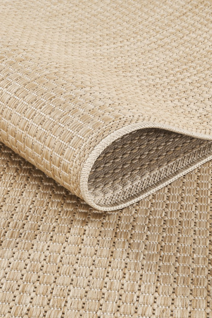 Hasır Bej Kilim Jüt Dokuma Ince Halı Sisal Salon Mutfak Oturma Odası Çocuk Odası Dış Mekan Halısı L092B