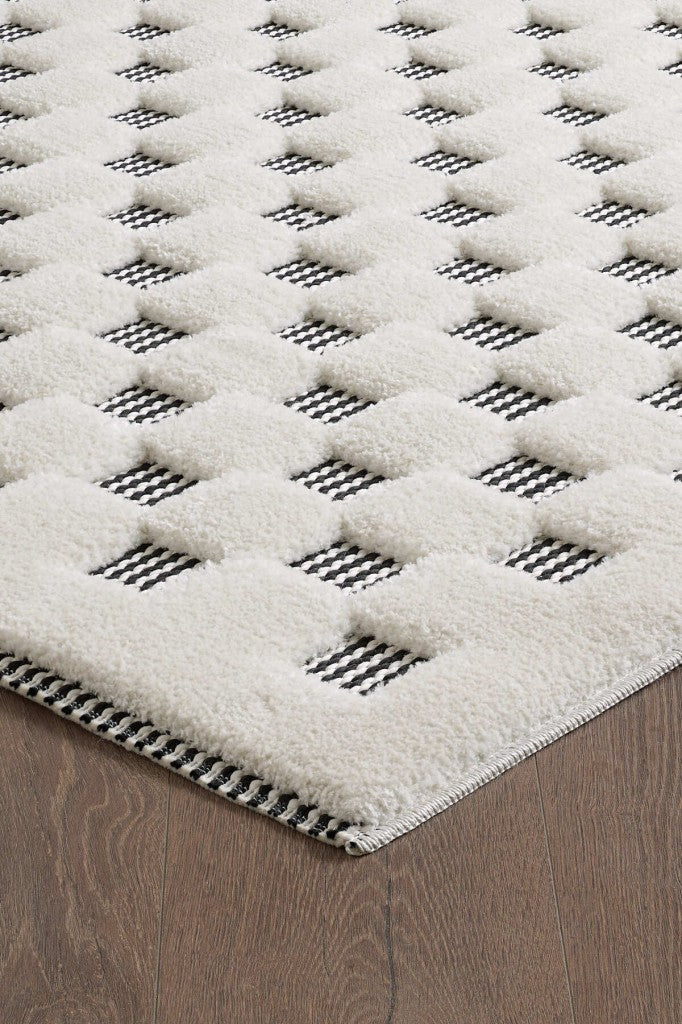 Sisal Yumuşak Peluş Post Shaggy Halı Krem Antrasit Oturma Odası Salon Mutfak Yoluk Halısı