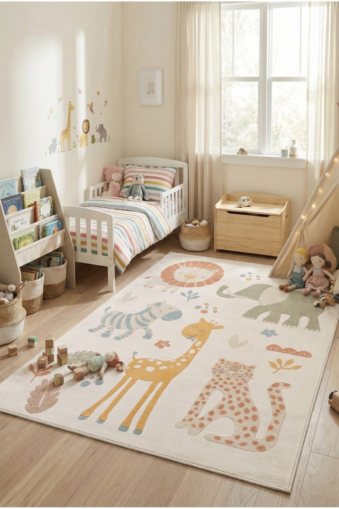Vista Çocuk halısı Genç Odası Yumuşak Dokulu Kız Erkek Bebek Odası Çocuk Oyun Halısı Matı Halı Kilim