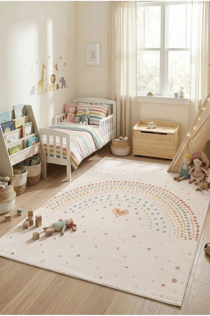 Vista Çocuk halısı Genç Odası Yumuşak Dokulu Kız Erkek Bebek Odası Çocuk Oyun Halısı Matı Halı Kilim