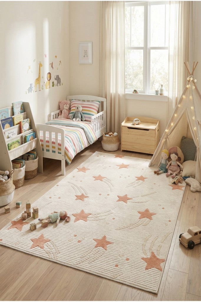 Vista Çocuk halısı Genç Odası Yumuşak Dokulu Kız Erkek Bebek Odası Çocuk Oyun Halısı Matı Halı Kilim