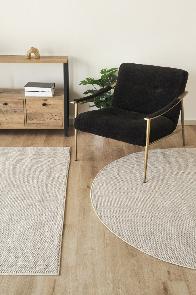 Yumuşak Bukleli Bej Halı Oturma Odası Salon Mutfak Koridor Antre Balkon Çocuk Odası Halısı K145a