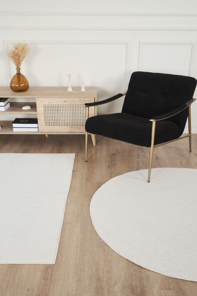Yumuşak Bukleli Ekru Beyaz Halı Oturma Odası Salon Mutfak Antre Balkon Çocuk Odası Halısı K145a